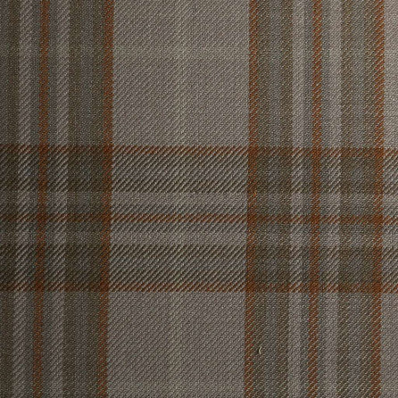 D590/1 Vercelli CX - Vải Suit 95% Wool - Nâu Hoa Văn